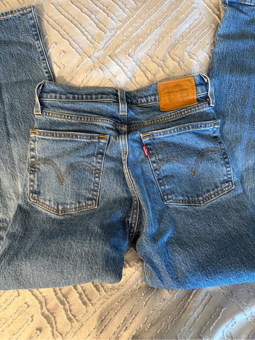 Levi's Blue Straight-Leg Women's Denim Jeans